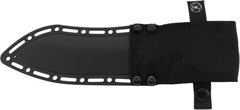 CRKT Catchall Outdoor Survival Fixed Blade Knife with Sheath: Stainless Steel Plain Edge Blade, Glass-Reinforced Nylon w/Rubber Overlay Handle, 2866 in Kuwait