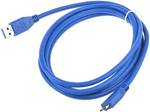 Accessory USA 6ft Blue USB 3.0 Power Data Cable/Cord/Lead Compatible with Toshiba External Hard Drive Disk in Saudi Arabia