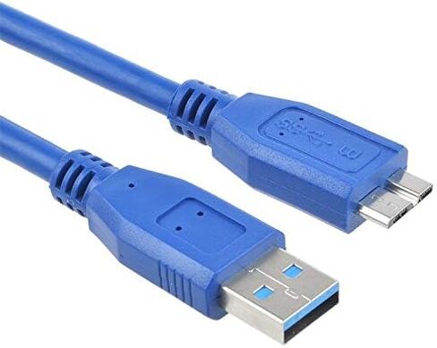 Accessory USA 6ft Blue USB 3.0 Power Data Cable/Cord/Lead Compatible with Toshiba External Hard Drive Disk in Saudi Arabia