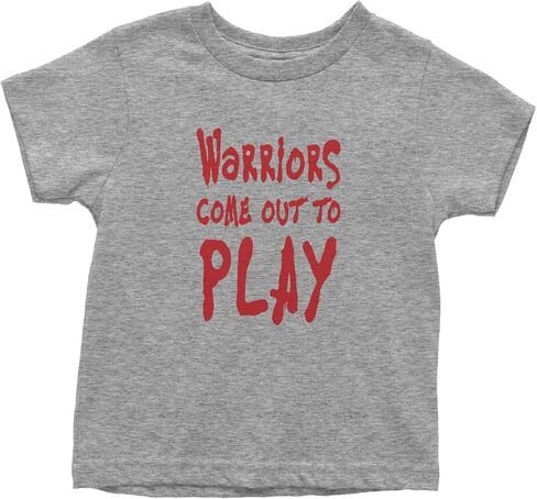 تي شيرت Warriors Come Out to Play للأطفال الصغار، من القطن الناعم in Saudi Arabia