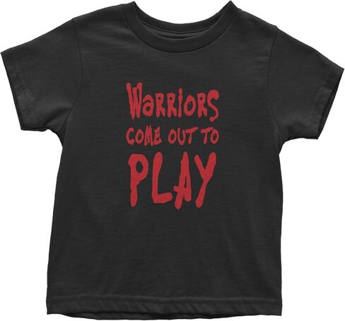 تي شيرت Warriors Come Out to Play للأطفال الصغار، من القطن الناعم in Saudi Arabia