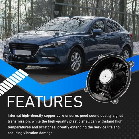 BHN9-66-960 Front Door Speaker Compatible with 2014-2018 Mazda 3 2013-2016 Mazda 6 CX-5 Coaxial Speaker Replaces KF01-66-960 in Saudi Arabia