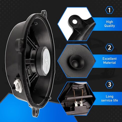 BHN9-66-960 Front Door Speaker Compatible with 2014-2018 Mazda 3 2013-2016 Mazda 6 CX-5 Coaxial Speaker Replaces KF01-66-960 in Saudi Arabia