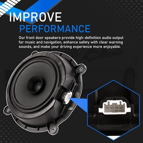 BHN9-66-960 Front Door Speaker Compatible with 2014-2018 Mazda 3 2013-2016 Mazda 6 CX-5 Coaxial Speaker Replaces KF01-66-960 in Saudi Arabia