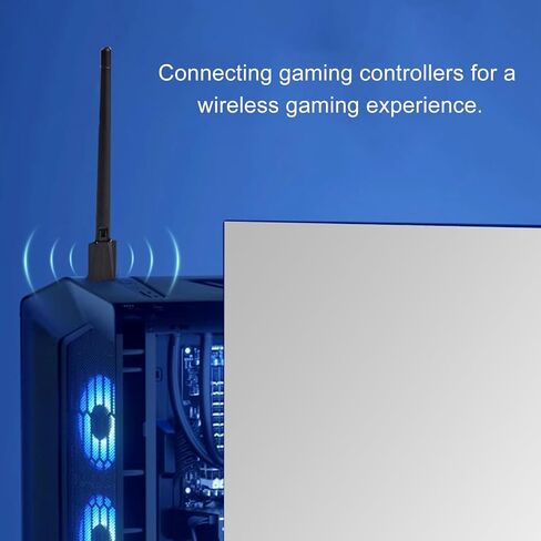 GOWENIC USB Bluetooth 5.4 Adapter for Desktop PC, Bluetooth 5.4 Long Range Receiver, USB Dongle 160m Transfer, Wireless Transfer for Mouse Keyboard Headphones Speakers in Saudi Arabia