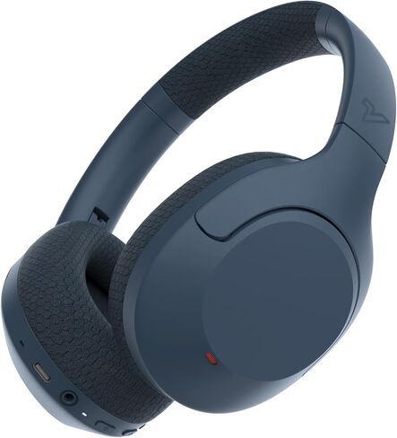 سماعات VOKALEN Hyper Pro Adaptive Active Noise Cancelling، سماعات رأس بلوتوث لاسلكية فوق الأذن مع ميكروفون، وقت تشغيل 60 ساعة، وسائد أذن شبكية مريحة، صوت عميق عالي الدقة (Pro، أسود) in Kuwait