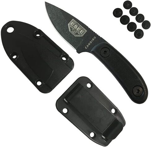 ESEE Knives Candiru Fixed Blade Knife with Handles (Black Blade/OD Handle) in Saudi Arabia