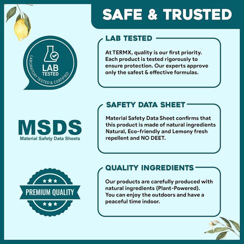 رذاذ طارد البعوض الطبيعي TwinPack 6.75 أوقية DEET Free طارد الحشرات رذاذ الليمون الأوكالبتوس رائحة زيت للبعوض البعوض الذباب الأسود لا يمكن رؤيتها ums repelente de Mosquitos para ninos in Kuwait