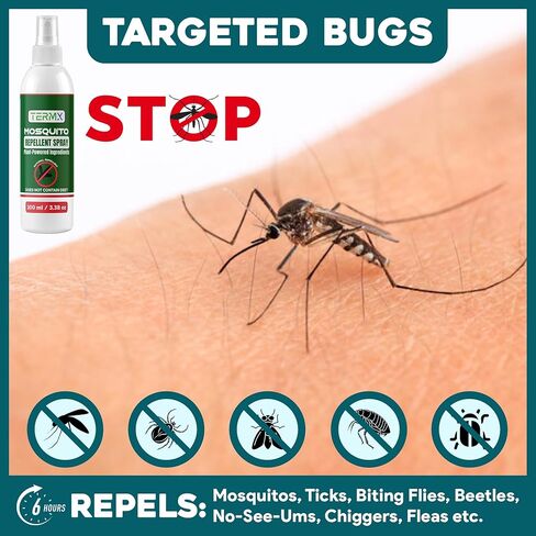 رذاذ طارد البعوض الطبيعي TwinPack 6.75 أوقية DEET Free طارد الحشرات رذاذ الليمون الأوكالبتوس رائحة زيت للبعوض البعوض الذباب الأسود لا يمكن رؤيتها ums repelente de Mosquitos para ninos in Kuwait