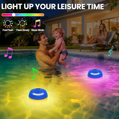 مكبر صوت بلوتوث 3 في 1 مع ميزان حرارة رقمي، مكبر صوت عائم لحوض السباحة مع أضواء ملونة، مكبرات صوت حوض استحمام ساخن IP68 مقاومة للماء، مكبر صوت TWS محمول، مكبرات صوت عائمة بصوت عال لحمام السباحة in Kuwait