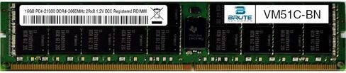 VM51C-BN - ذاكرة DDR4 سعة 16 جيجابايت - 2666 ميجاهرتز 2Rx8 ECC RDIMM مسجلة (متوافقة مع OEM PN# VM51C) in Saudi Arabia