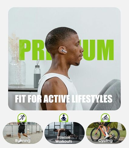 Seltureone 6 Pairs Ear Hooks Compatible with AirPods Pro 3 Ear Tips [Added Storage Pouch], Sport Anti-Slip for AirPods Pro 3 Accessories 2025 with Cleaning Kit and Carabiner in Saudi Arabia