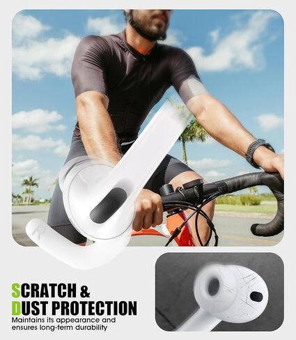 Seltureone 6 Pairs Ear Hooks Compatible with AirPods Pro 3 Ear Tips [Added Storage Pouch], Sport Anti-Slip for AirPods Pro 3 Accessories 2025 with Cleaning Kit and Carabiner in Saudi Arabia