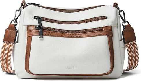 Bluome Crossbody Purses for Women, Medium Large Faux Leather Crossbody Bags Lightweight Sling Bag Shoulder Handbags in Saudi Arabia