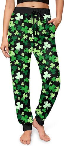 For G and PL Christmas Womens Ugly Light Up Pants Funny 3D Print Lightweight Lounge Sweatpants Xmas M in Saudi Arabia