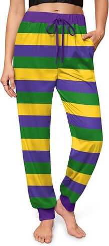 For G and PL Christmas Womens Ugly Light Up Pants Funny 3D Print Lightweight Lounge Sweatpants Xmas M in Saudi Arabia