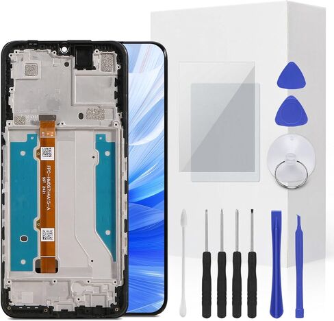 استبدال الشاشة بالكامل، شاشة LCD تعمل باللمس، مجموعة إطار محول رقمي مع نموذج أداة إصلاح لـ Cricket Outlast 5G 2024 (SN509C)/AT&T Motivate Pro (SN509A) in Saudi Arabia