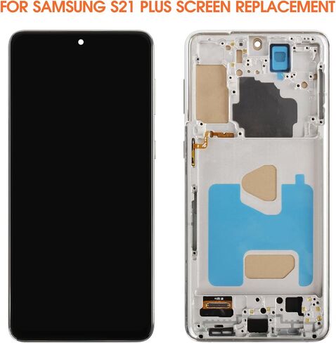 INCELL لهاتف Samsung Galaxy S21 Plus شاشة بديلة S21 Plus شاشة LCD G996W G996U LCD محول الأرقام شاشة تعمل باللمس فضي مع إطار in Kuwait
