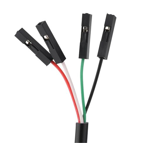 PL2303HX USB إلى كابل محول تسلسلي - 3.3 فولت TTL/RS232 4 Pin 0.1 بوصة محول الملعب لتنزيل STC، كابل 3.3 قدم مع أسلاك مرمزة بالألوان in Kuwait