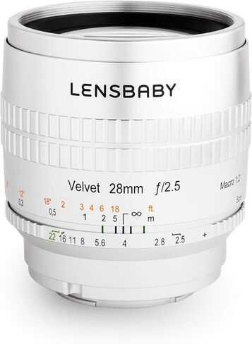 Lensbaby Velvet 28 Compatible with RF Mount (Silver) in Saudi Arabia