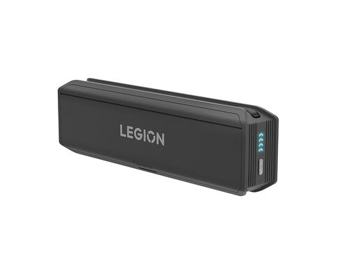 بنك الطاقة Lenovo Legion Go 65W 12800، طاقة محمولة للألعاب المحمولة والأجهزة الأخرى، كابل USB-C مدمج، ملحق مغناطيسي، حامل مدمج، أسود in Kuwait