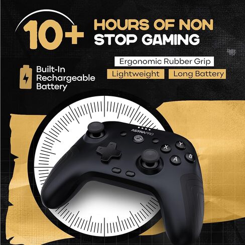 PG PROGAMR Bluetooth Gaming Controller – Wireless Rechargeable Gamepad with Enhanced Ergonomic Grip – Works with Windows, Android & PC as a Reliable controller for Smooth Gameplay in Saudi Arabia