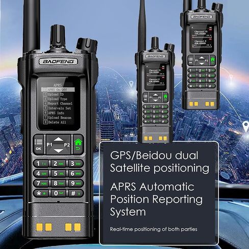 BAOFENG DM32 DMR 10W Long Range Walkie Talkie | Dual Band VHF/UHF | GPS & USB-C Rechargeable | Two Way Radio for Outdoor Hunting Emergency in Saudi Arabia