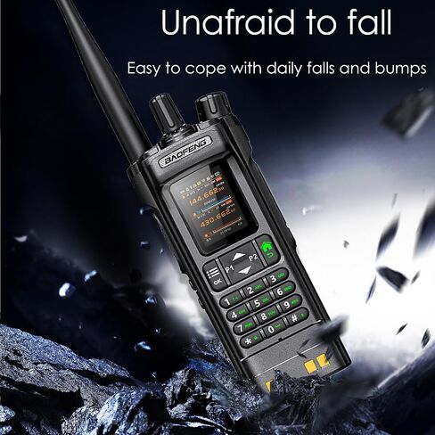 BAOFENG DM32 DMR 10W Long Range Walkie Talkie | Dual Band VHF/UHF | GPS & USB-C Rechargeable | Two Way Radio for Outdoor Hunting Emergency in Saudi Arabia