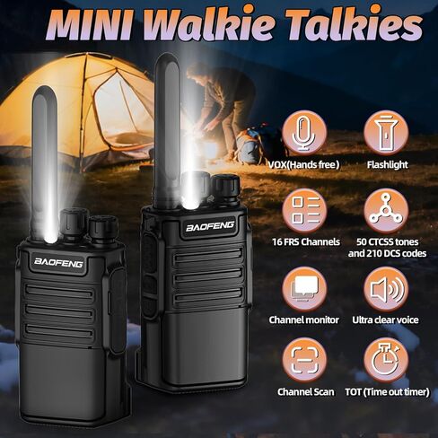 Rechargeable Walkie Talkies for Adults,Baofeng BF-V8 FRS Radios Long Range Walkie Talkie Walky Talky Family Two Way Radio USB-C 1500mAh Battery Flashlight for Hiking Camping Trip(2 Pack) in Saudi Arabia