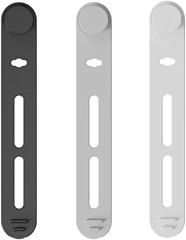 10-Pack Silicone Cable Ties – Adjustable & Durable (13cmGrey) in Saudi Arabia