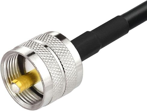 Eightwood 27MHz CB Radio Antenna 26in, PL259 Car Truck Antenna Kit Heavy Duty Magnetic Mount Compatible with Uniden President Cobra Galaxy Mobile Handheld CB Radios in Saudi Arabia