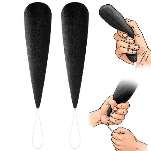 Soulchen 4 Pcs Palm Protector for Hand Carrot Shape Contracture Cushion with Wands, Support Finger Open Prevent Hand Contracture for Parkinson Dementia Arthritis in Kuwait