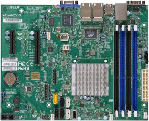 Supermicro A1SRM-2558F-O Micro ATX Intel Atom C2558 Processor DDR3 1333 MHz Motherboard and CPU Combo in Saudi Arabia