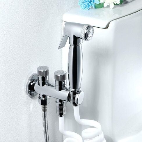 Premium Wall-Mounted Bathroom HandheldToilet Sprayer - Shattaf Sprayer Best Used for Personal Hygiene and Potty Toilet Spray - Perfect Bottom Cleaner Spray and Sho in Saudi Arabia