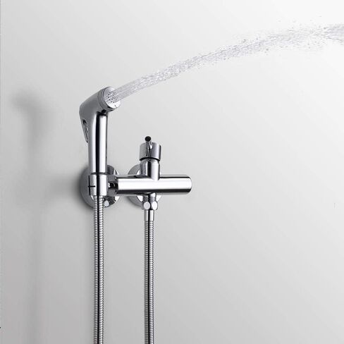 Toilet Hand HeldSpray Kit -Toilet Spray Gun Set and Cold Water Faucet Shower Wall Mounted in Saudi Arabia