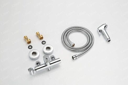 Toilet Hand HeldSpray Kit -Toilet Spray Gun Set and Cold Water Faucet Shower Wall Mounted in Saudi Arabia