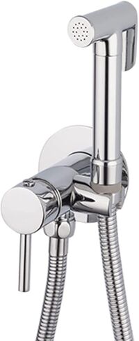 Toilet Bathroom HandheldSprayerSprayer HandheldSprayer Brass Baby Cloth Diaper Sprayer for Hot and Cold Water PortableFaucet, withHose for Feminine Wash Easy to Inst(Chrome) in Saudi Arabia