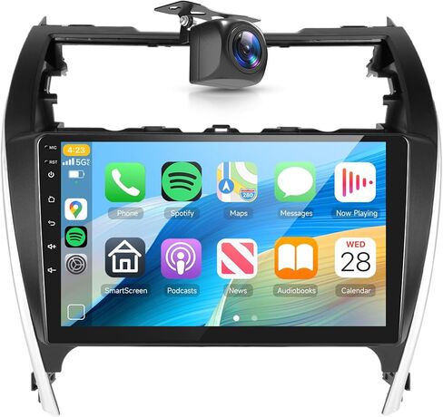 ستيريو سيارة 8Core 6+128G لسيارة Toyota Camry 2012-2014 𝐰𝐢𝐭𝐡 𝐉-𝐁-𝐋 Wireless Carplay Android Auto، 10.1 بوصة 1280 * 720P IPS شاشة تعمل باللمس، Android/GPS/WiFi/32EQ/Bluetooth 5.0/SWC+كاميرا احتياطية in Saudi Arabia