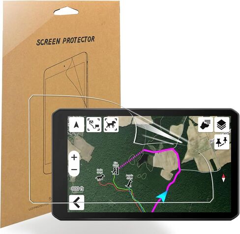 Lamshaw متوافق مع واقي الشاشة Garmin DriveTrack™ 72، [6 عبوات] طبقة شفافة من مادة TPU ذات تغطية كاملة متوافقة مع Garmin DriveTrack™ 72 Navigator 6.95 بوصة (6 عبوات) in Kuwait