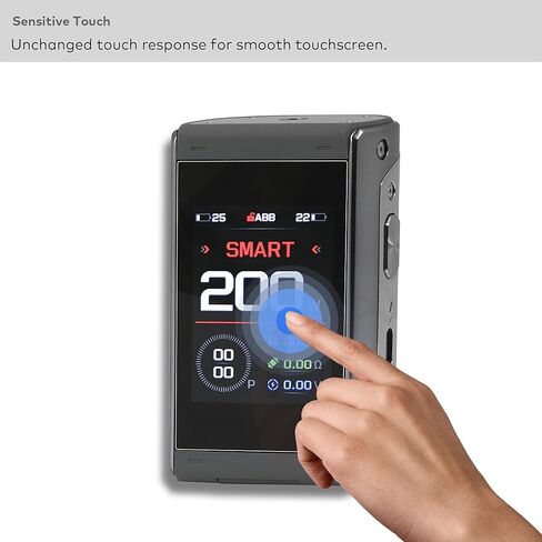 [عبوتان] واقي شاشة من الزجاج المقسى مصمم لشاشة Geek-vape T 200 A egis مقاس 2.4 بوصة مضادة للخدش/بصمات الأصابع (HD Clear) in Saudi Arabia