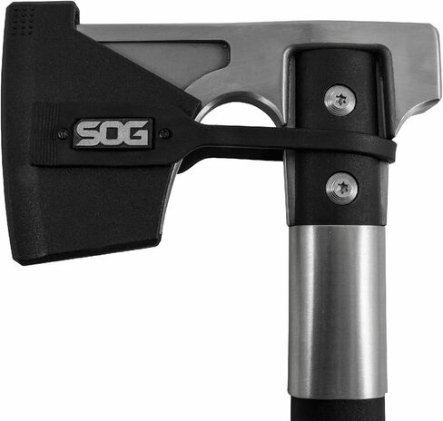 SOG Camp Axe- Compact Camping and Survival Hatchet/Hammer Tool with Sheath and 3.1 Inch Bushcraft Axe Edge (CH1001-CP) in Saudi Arabia