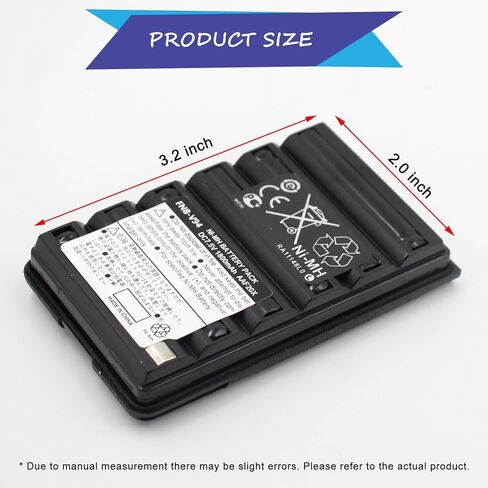 1PC FNB-V94 FNB-83 Ni-MH Battery Pack 1800mAh Replacement for Yaesu Vertex Radio FT-60R FT-60 VX-170 VX-180 VX-150 VX-160 VX-410 VX-420 FT-270 FT-270R HX270S HX370S HX500S HX600S in Saudi Arabia