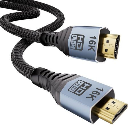 16K 10K 8K HDMI 2.2 Cable 3.3FT/1M, 96Gbps Ultra High Speed Hdmi Braided Cord Support 16K@60Hz 8K@240Hz 4K@480Hz, HDCP 2.2 & 2.3, HDR 10,eARC, DTS:X, for Roku TV/PS5/Blu-ray, Home Theater in Saudi Arabia