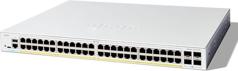 Catalyst C1300-48P-4X 48x 10/100/1000 PoE+ Ports with 370W Power Budget, 4X 10 Gigabit SFP+, Rack-mountable (New Sealed) in Saudi Arabia