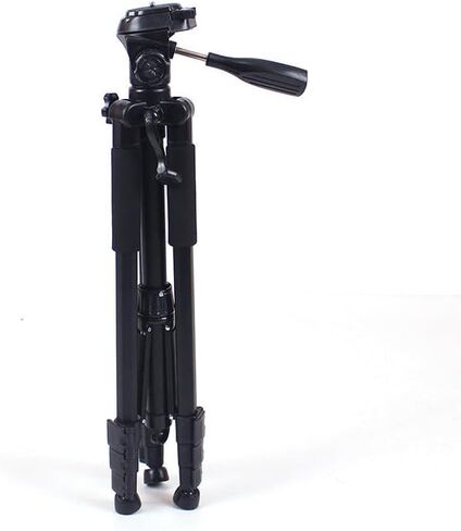 REFLEX CAMERA Travel Tripod – Lightweight Aluminum, 55 cm–170 cm Adjustable, 4 kg Capacity, 360° Pan Head, Bubble Level & Non-Slip Feet for DSLR/Mirrorless/Video Cameras in Kuwait