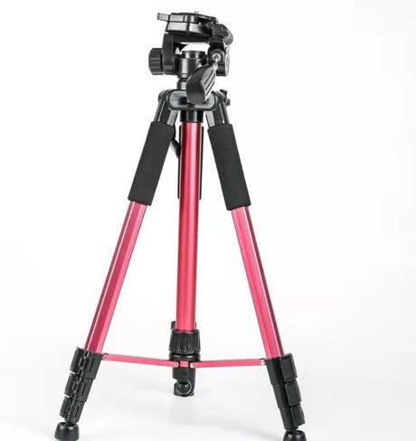 REFLEX CAMERA Travel Tripod – Lightweight Aluminum, 55 cm–170 cm Adjustable, 4 kg Capacity, 360° Pan Head, Bubble Level & Non-Slip Feet for DSLR/Mirrorless/Video Cameras in Kuwait