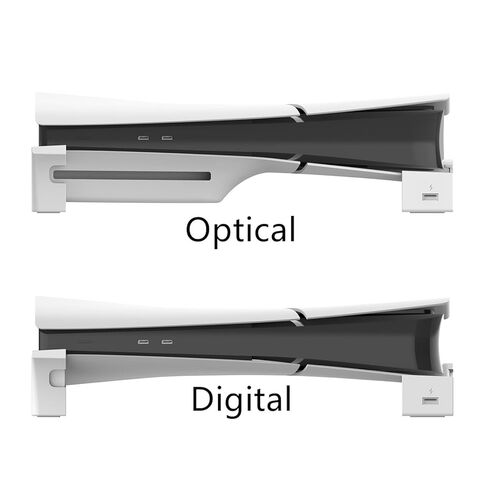 حامل حامل مزود بـ 4 منافذ USB Hub وحامل أفقي مطور للشحن السريع مناسب لوحدة التحكم PS5 Slim in Kuwait