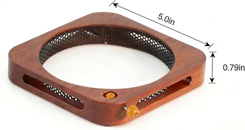 Mac mini M4 Stand (2024) with Effortless Power Button Lever – Solid Walnut Base for M4 Pro, Cooling & Dustproof Design in Kuwait