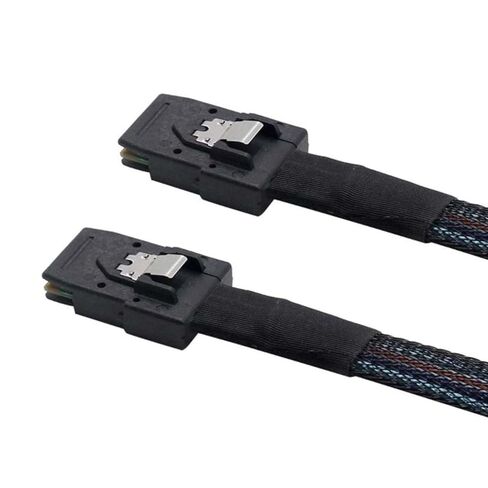 كابل بيانات MiniSAS SFF-8087 الداخلي بسرعة 12 جيجا إلى SFF-8087 خادم RAIDs كابل بيانات 1 متر لكابل MiniSAS للاتصال بالقرص الصلب in Kuwait