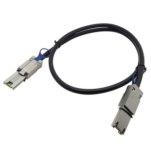 SFF-8088 إلى SFF-8088 كابل خارجي 6 جيجابت في الثانية SAS2.0 26Pin كابل هجين لأنظمة التخزين الخارجية in Kuwait